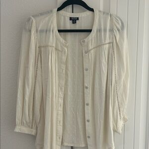 Ana off-white colored Women's Blouse